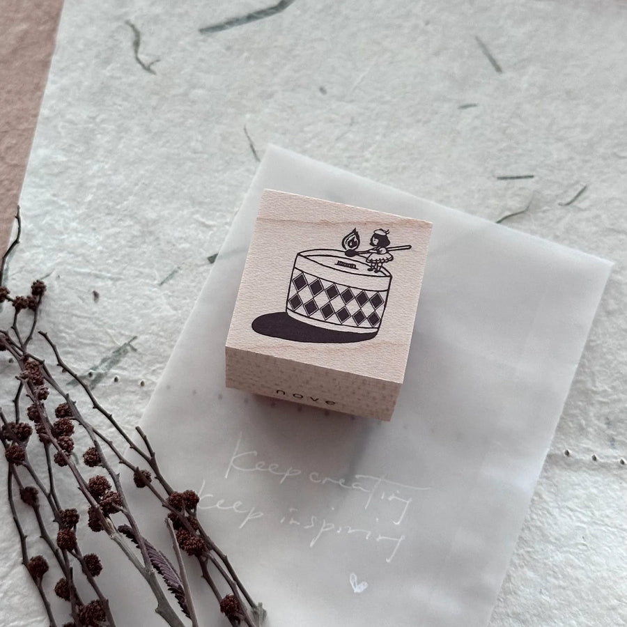 Nove Little Ordinary People Rubber Stamp
