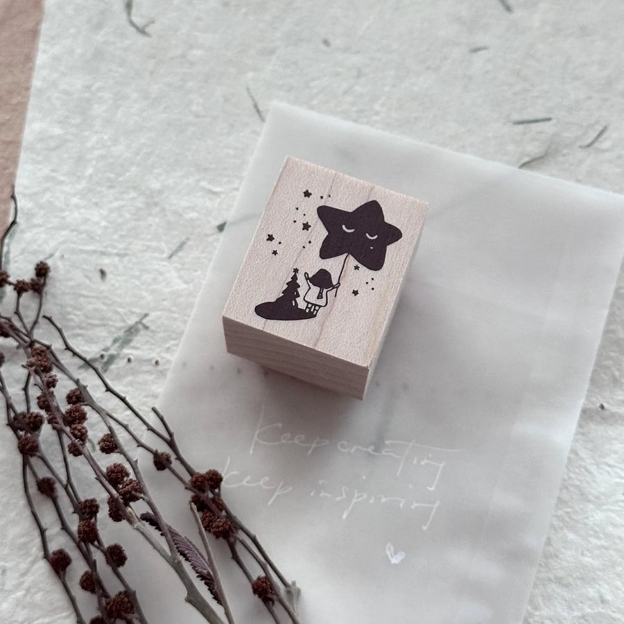Nove Little Ordinary People Rubber Stamp