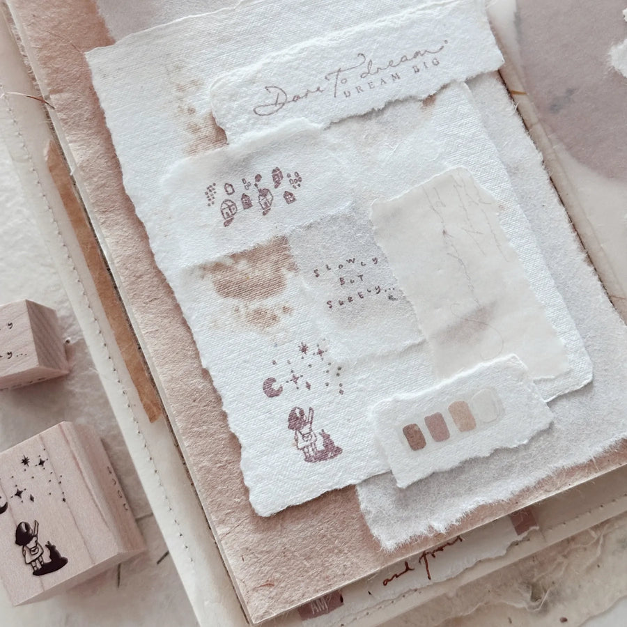 Nove Little Ordinary People Rubber Stamp