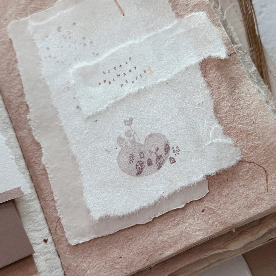 Nove Little Ordinary People Rubber Stamp