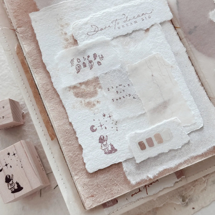 Nove Little Ordinary People Rubber Stamp