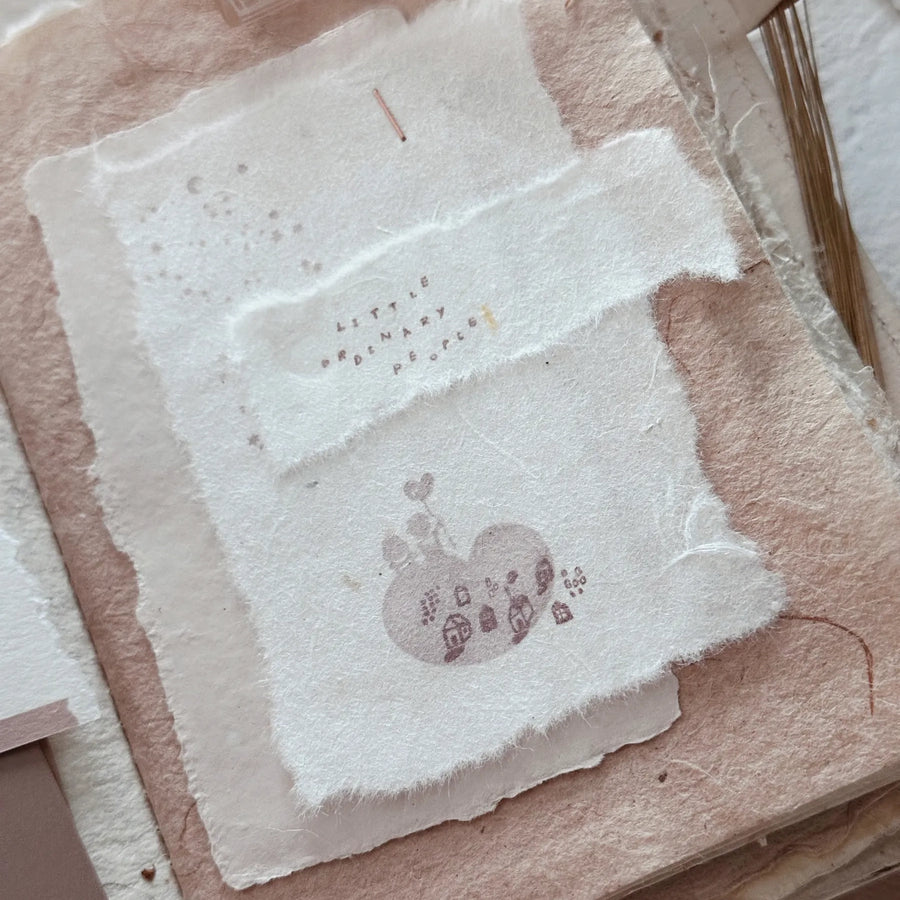 Nove Little Ordinary People Rubber Stamp