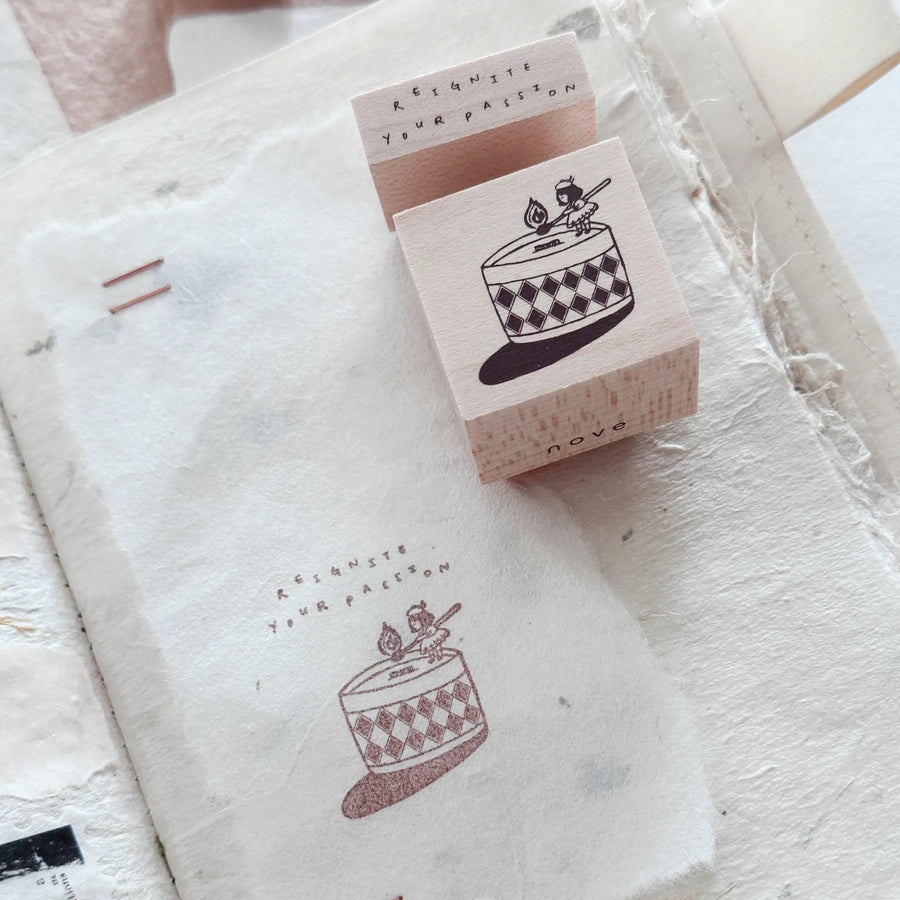 Nove Little Ordinary People Rubber Stamp