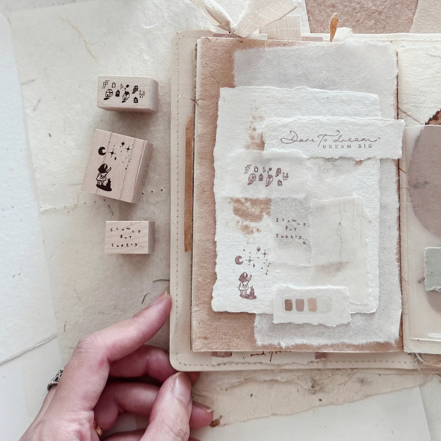 Nove Little Ordinary People Rubber Stamp