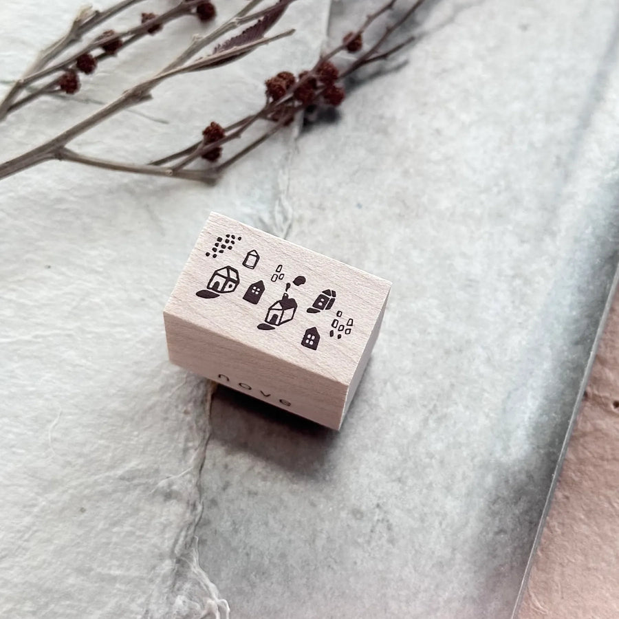 Nove Little Ordinary People Rubber Stamp
