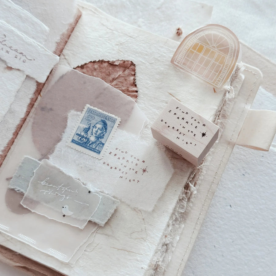 Nove Little Ordinary People Rubber Stamp