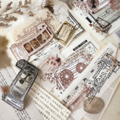 Journal Pages "slow living " series rubber stamps - catch the moment