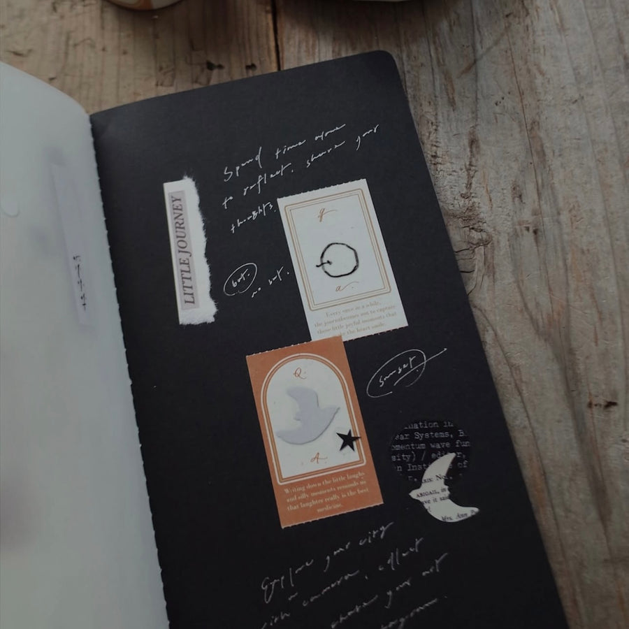 Mr Eggplants now and then paper note tape