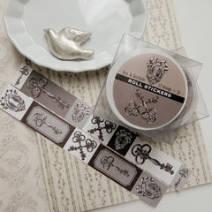 Merilforel label stickers - key & keyhole