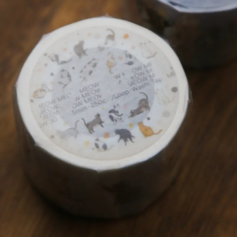 Modaizhi Meow Meow Meow Die-cut Washi Tape