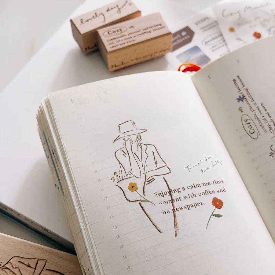 TOP Studio x Shuti - Cozy Moments Rubber Stamp