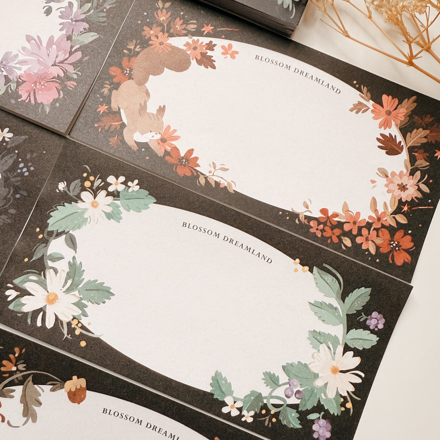 Wwiinngg notepad - celebration of petals