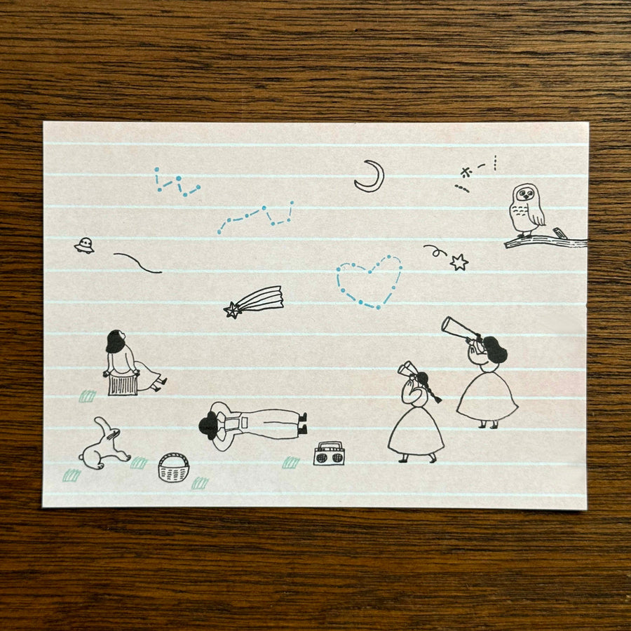 Mizushima x necktie JIZAI Clear Stamp box set -  Searching for stars