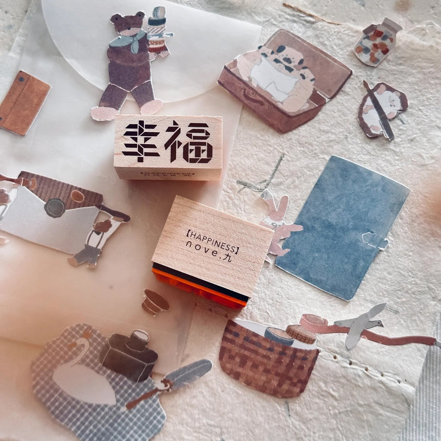 Nove Tokyo Ltd [Origami Words] Rubber Stamp