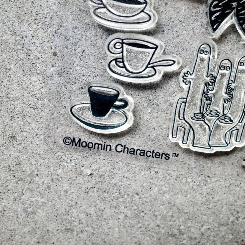 A kind of café 什物 x moomin “Dream” & “day” clear stamp set (Limited edition)