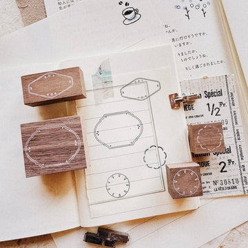 Penspapersplanner rubber Stamps - Japanese frame