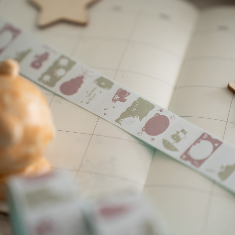 Shō Littlehappiness label sticker - kuma