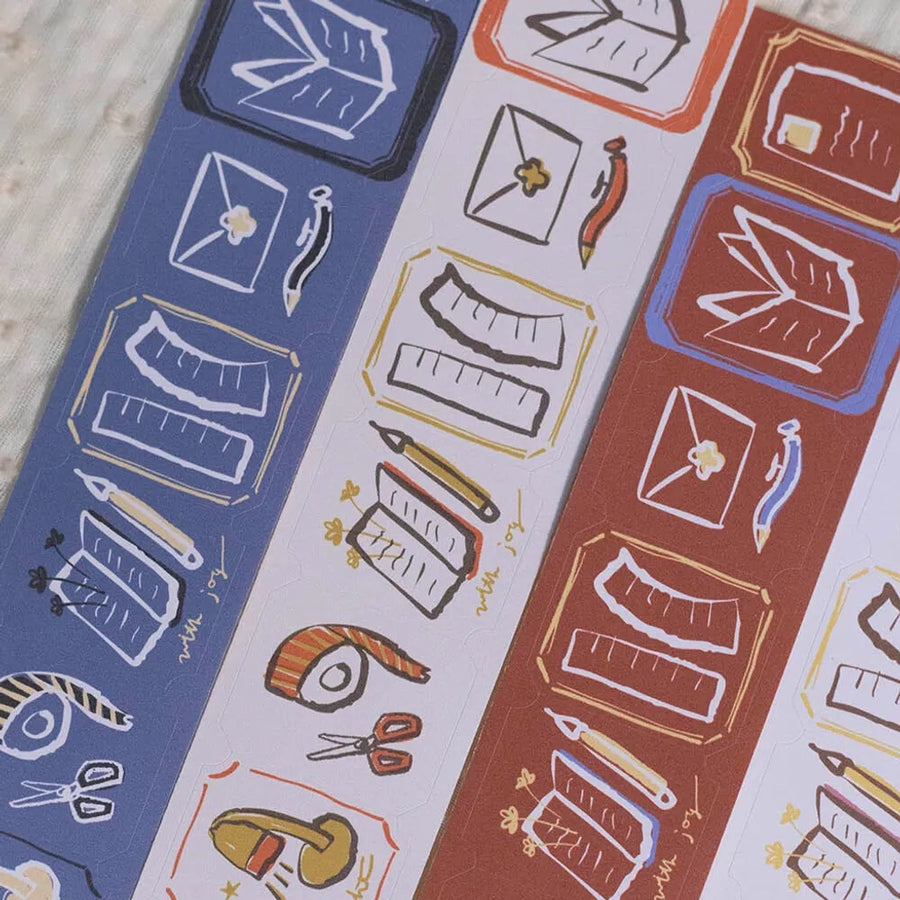 StationeryLoverMarket x A kind of Cafe - Stationery Garther Die-cut paper Tape