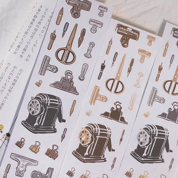 Loidesign Retro Stationery Die-Cut Masking Tape