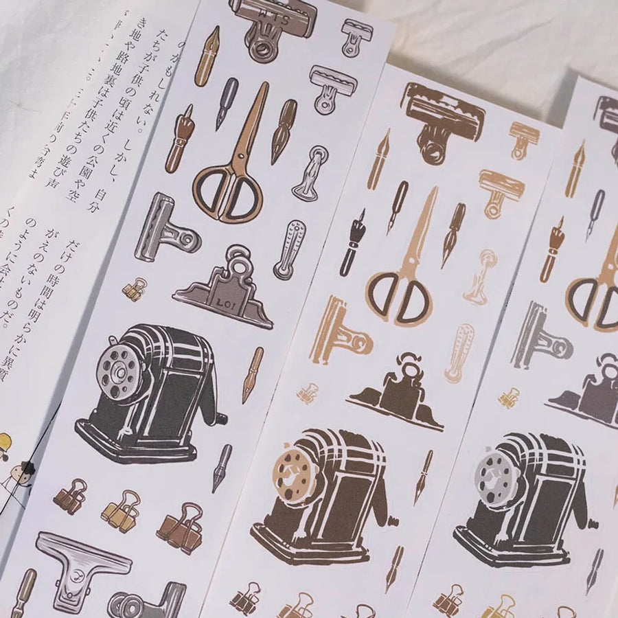 Loidesign Retro Stationery Die-Cut Masking Tape