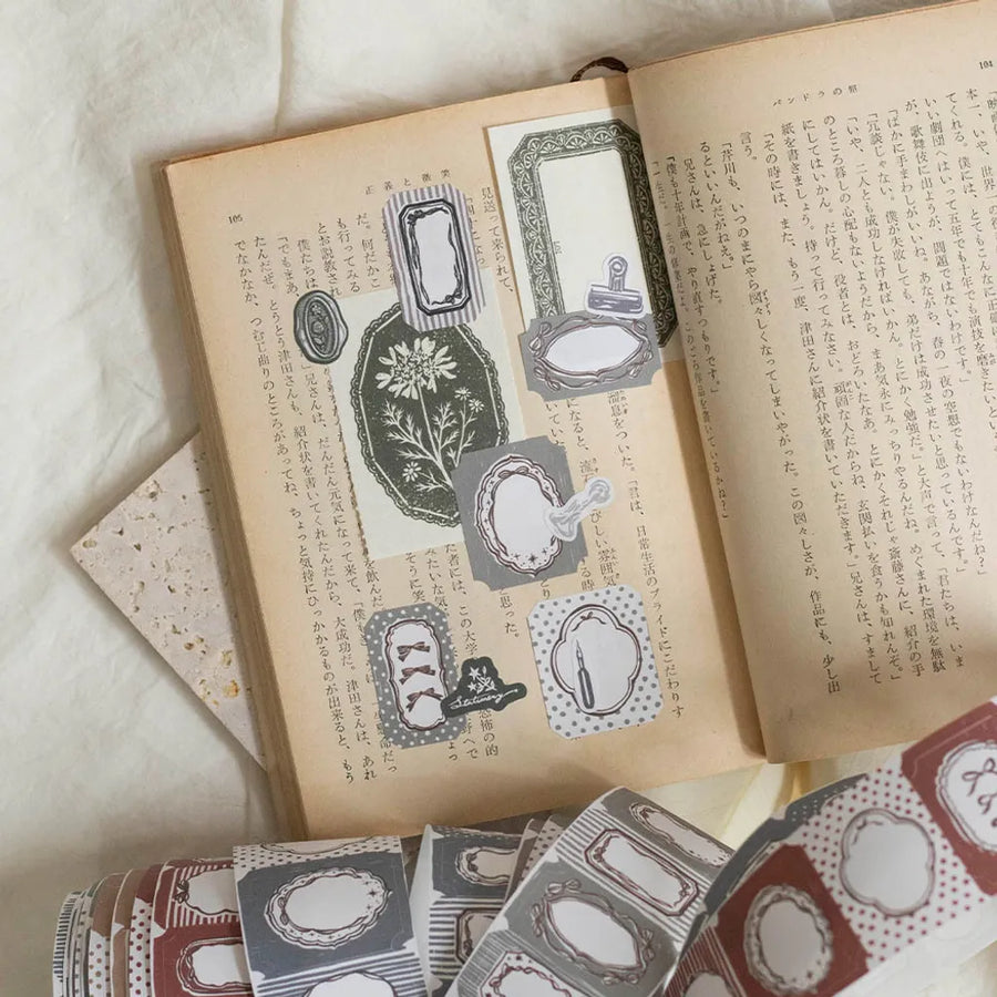 Loidesign French bow Die-cut paper Tape