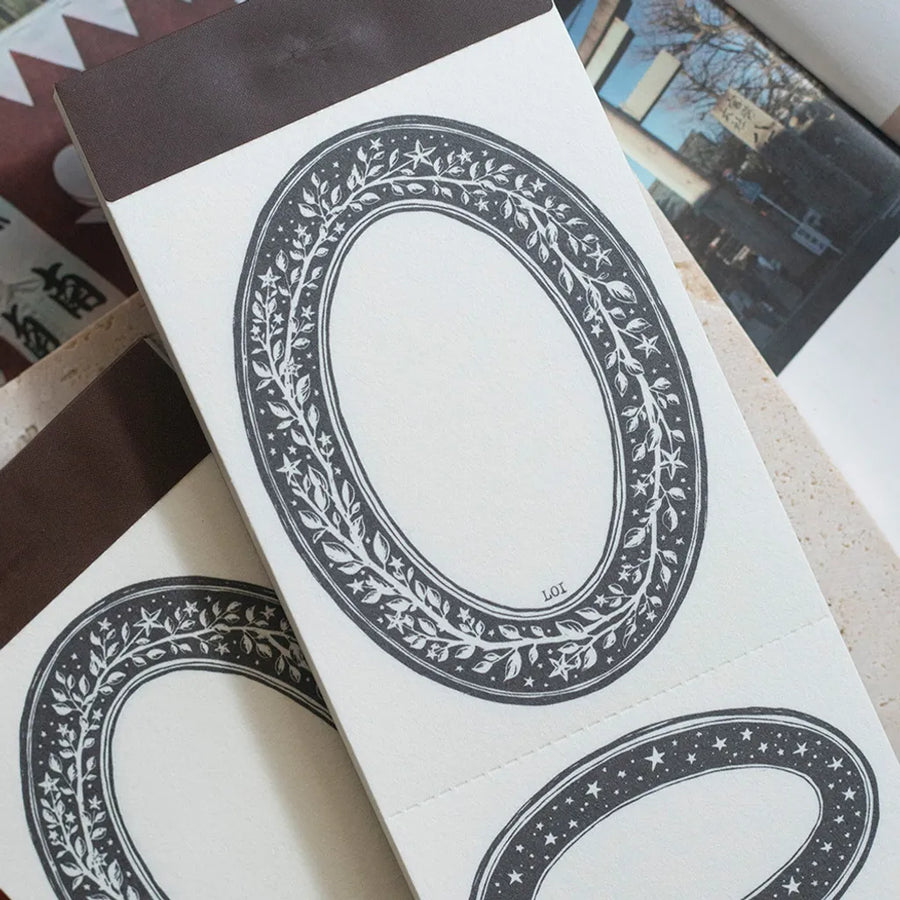 Loidesign Winter Garden - Star Leaf  Letter Pad