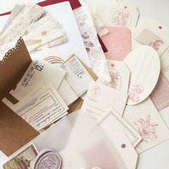 Journal Pages < To: > notecard & paper bundle