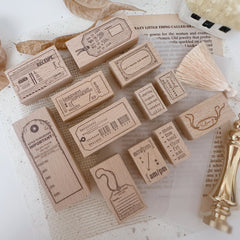 Journal Pages "Where to next " series rubber stamps - I