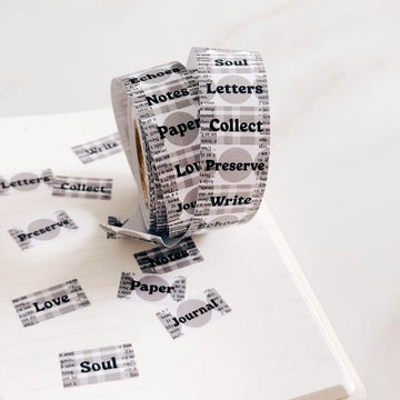 TOP studio label sticker - Echoes of Paper