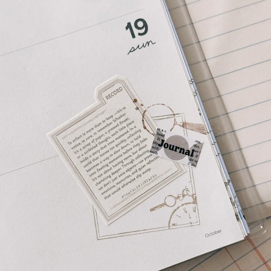 TOP studio memo pad - Index & Record