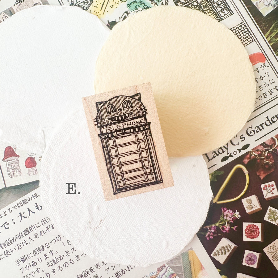 Akamegane small town rubber stamps