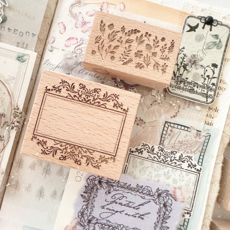 Journal Pages rubber stamp - Rhythm of Life