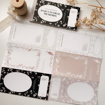 Wwiinngg notepad - daily floral memoirs