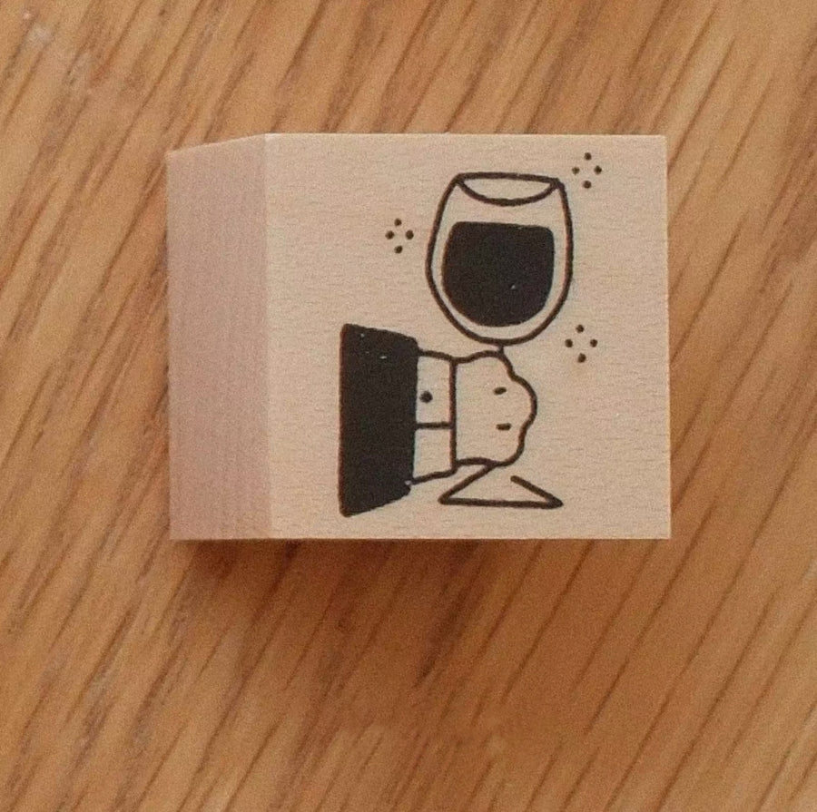 Lazy home - cat’s paws rubber stamps