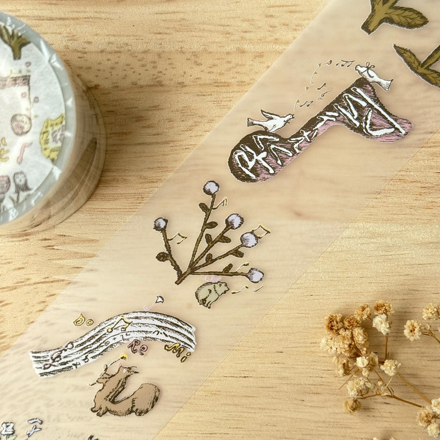 Misshoegg Melodies of Flowers / PET matte pet tape