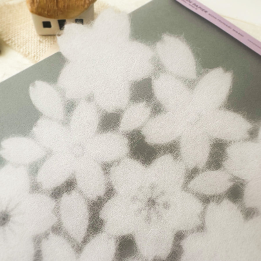 WACCA MON PAPIER A4 Sheets - Sakura Patterned Washi Paper