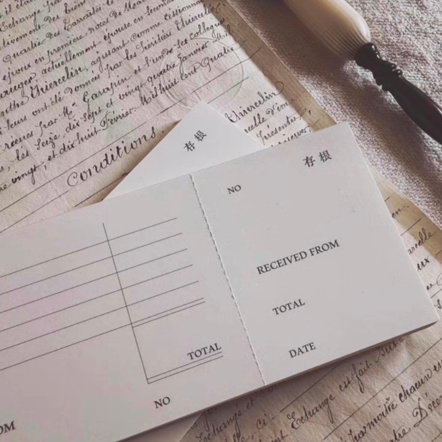 Penny.fei memo pad - Receipt/ Horizontally