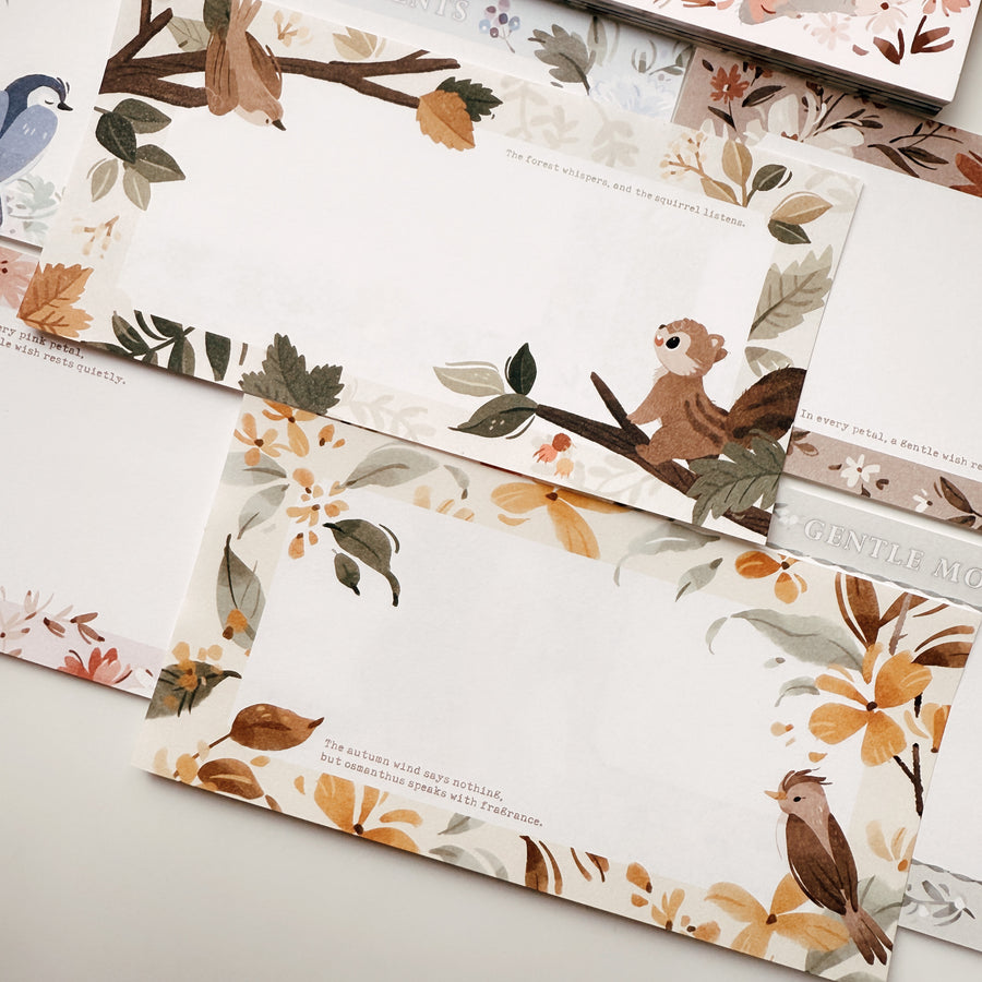 Wwiinngg notepad - celebration of petals - 02