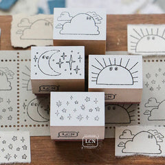 LCN weather stamp set