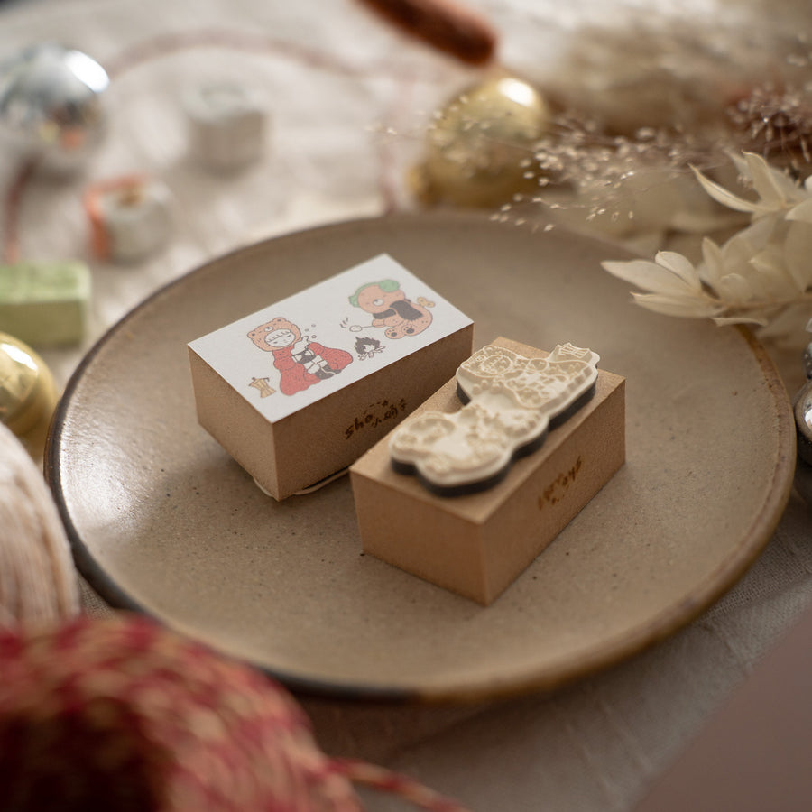 Shō Littlehappiness rubber stamps - Christmas