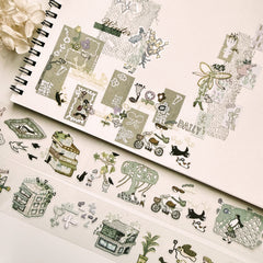 Misshoegg kiss cut pet tape - country road