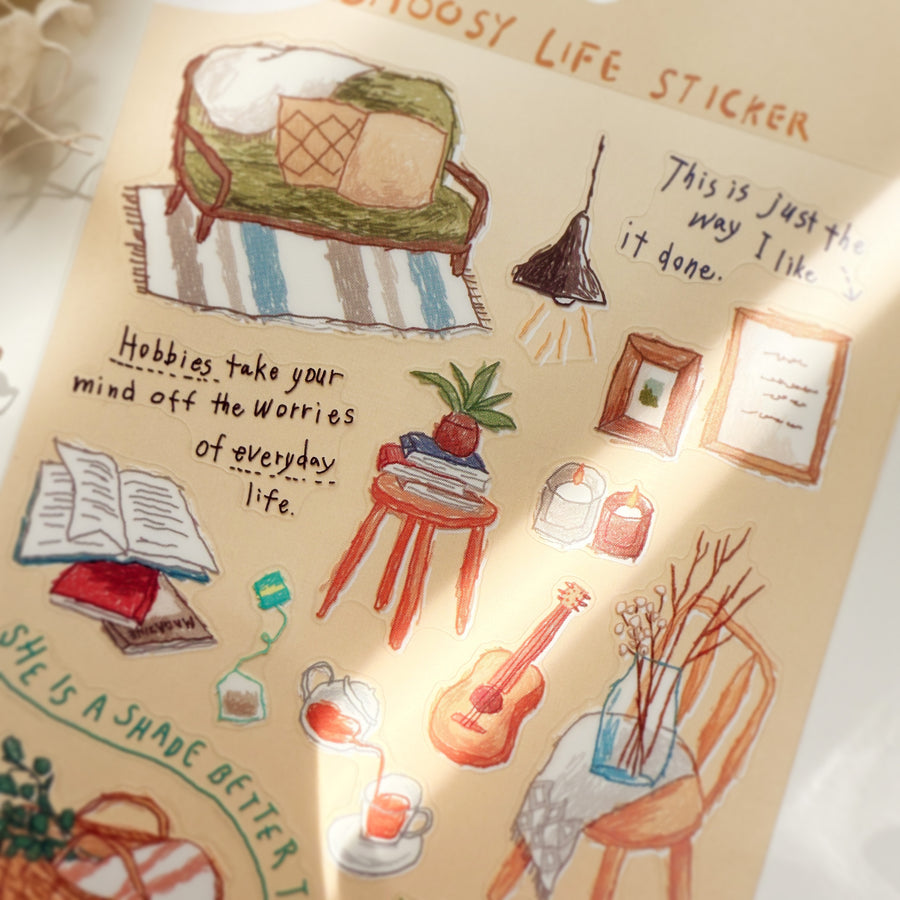 Mind Wave choosy life sticker- interior