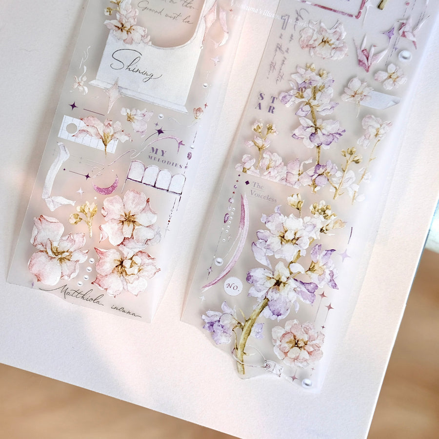 Freckles Tea Vol. 4 floating dream florist washi tape & pet tape