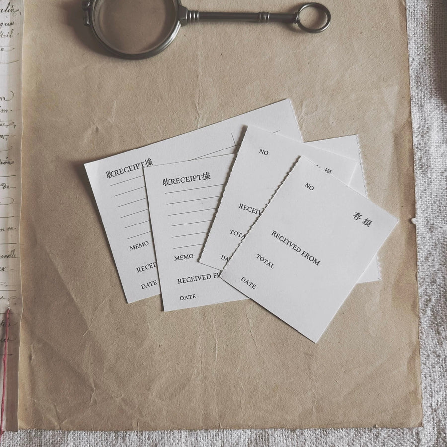 Penny.fei memo pad - Receipt/ Horizontally