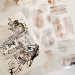 Journal Pages Color Bloom print on sticker