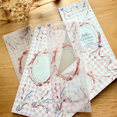 Journal Pages notepad - Ribbon Garden
