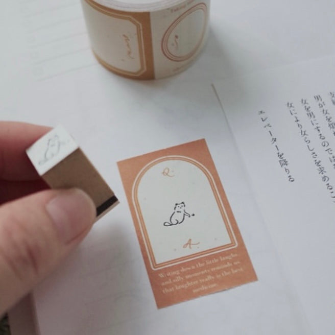 Mr Eggplants now and then paper note tape