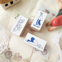 Miho miyauchi girls daily rubber stamps - 02