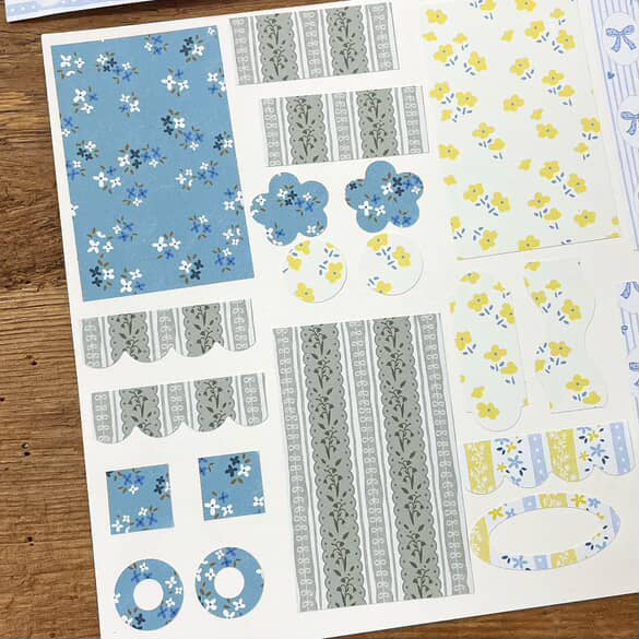 63penhouse x hairmo ~ flower field pre-cut paper tape