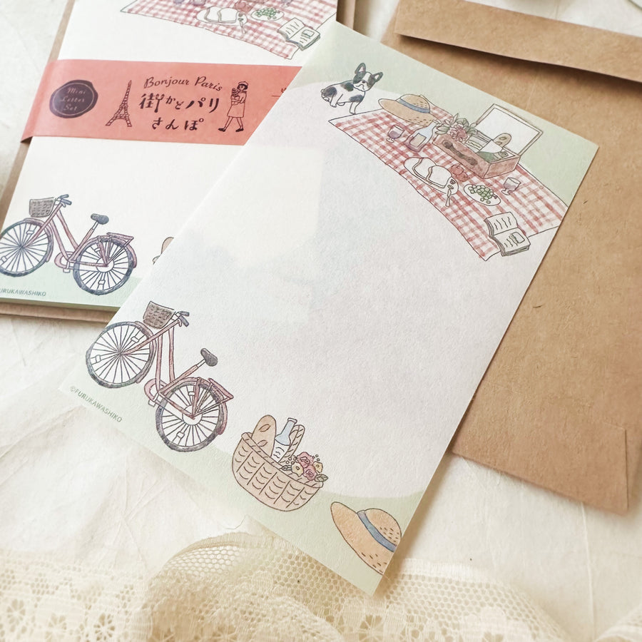 Furukawashiko mini letter set - picnic